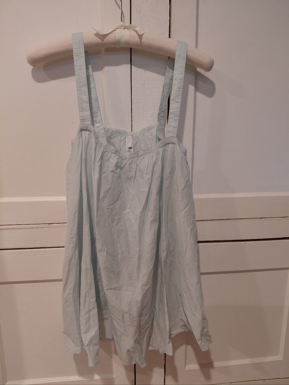 SKIMS Cotton Sleeveless Nightgown Top - Breathable Sleep Shirt Dress Babydoll
